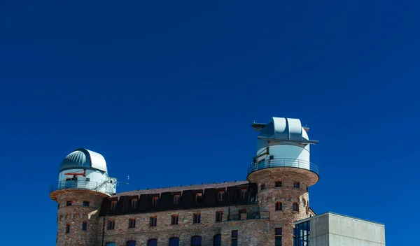 Osservatorio Gornergrat Sulle Alte Alpi — Foto Stock