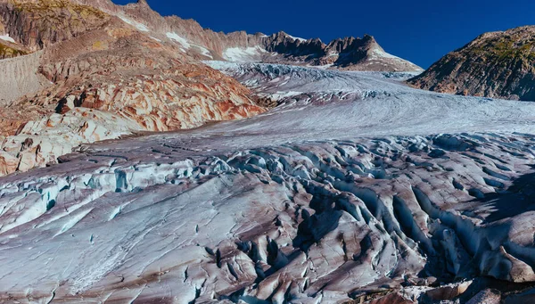 Hochalpenberge Mit Gletscher — Stockfoto