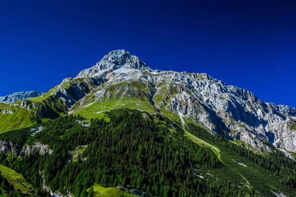 Zwitserse Alpen Bergen Zomer — Stockfoto