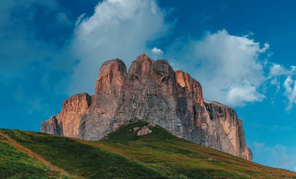 Pintoresco Paisaje Montaña Los Alpes Dolomitas Atardecer Italia — Foto de Stock