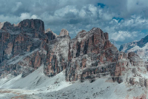Högt Bergslandskap Dolomite Alperna Italien — Stockfoto