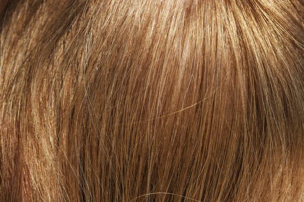 Zlatá Žena Vlasy Zblízka — Stock fotografie