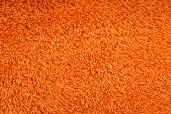 オレンジマイクロファイバークロスクローズアップビュー — ストック写真