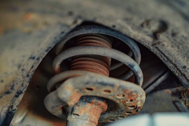 Araba şoku emici detaylı görünüm