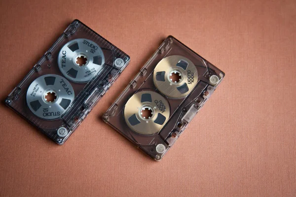 Teac Studio Vintage Analoge Compacte Cassette Met Metalen Type Tape — Stockfoto
