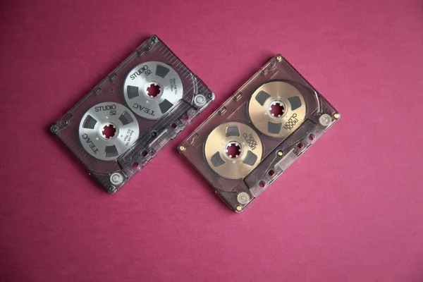 Teac Studio Cassete Compacta Analógica Vintage Com Fita Tipo Metal — Fotografia de Stock