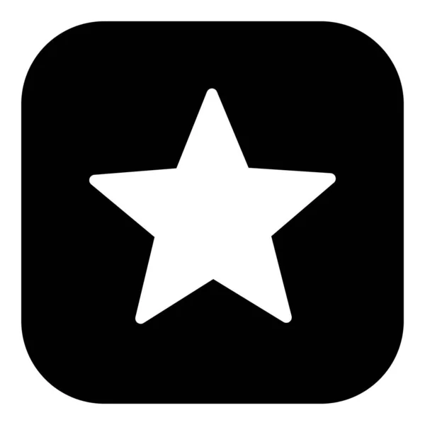 Star App Icon Vector Illustration Stock Vector