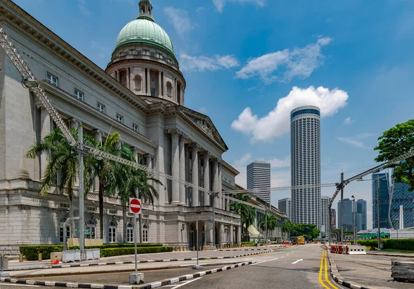Délkelet Ázsia Szingapúr 2022 November Épület Legfelsőbb Bíróság Szingapúrban Épület — Stock Fotó