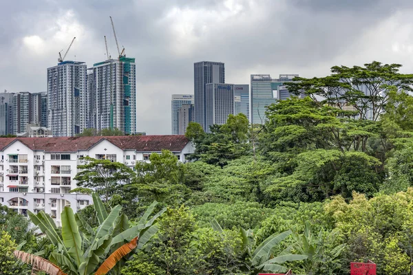 Délkelet Ázsia Kuala Lumpur 2022 November Felhőkarcolók Modern Nagyvárosban Kuala — Stock Fotó