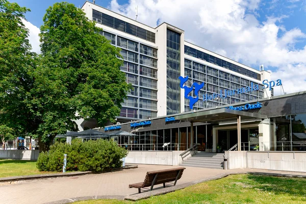 Lettland Jurmala Juni 2023 Mehrstöckiges Gebäude Des Jurmala Spa Hotels — Stockfoto