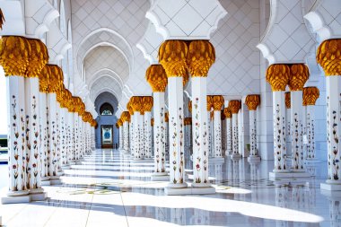 Şeyh Zayed Camii ya da Beyaz Cami, dünyanın en büyük camilerinden biridir ve mimari bir başyapıttır. Şeyh Zayed Ulu Camii Abu Dabi 'de, BAE' nin başkenti..