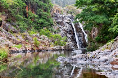 Mantenga Şelaleleri ve Mantenga Nehri Elulwini Vadisi, Svaziland, Güney Afrika