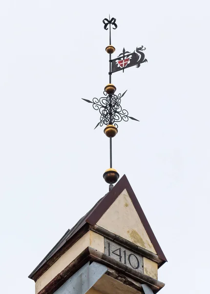 Wind direction indicator on a house roof Tallin .