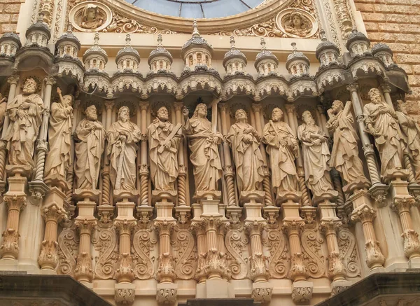 그리스도 클로이스터 몽세라트 수도원 바르셀로나 카톨로니아 스페인 로열티 프리 스톡 사진