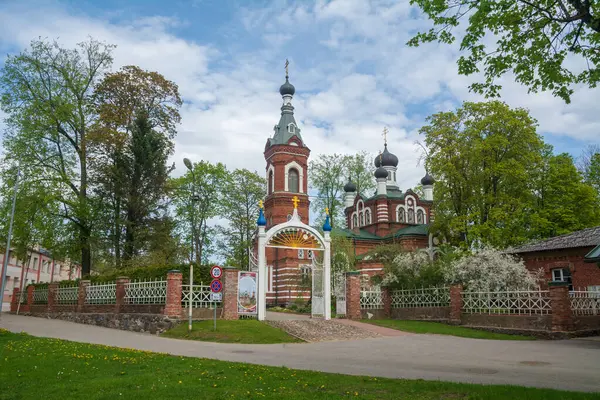 Limbazi Latvia Orthodox Church Enlightenment Christ Zdjęcie Stockowe