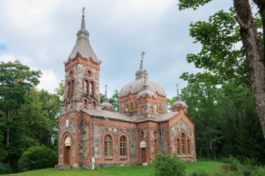 Kaliningrad 'ın yaz günü manzarası.