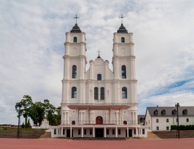 The Aglona Catholic Basilica , Latvia. clipart