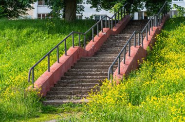 Polotsk şehrine giden merdivenler..