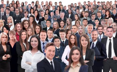 İnsanlar portre gülümseyen bir grup kolaj