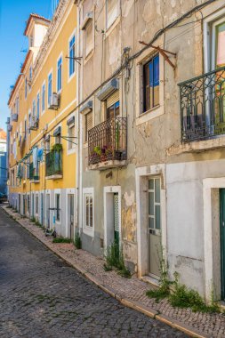 Lisbon binalarının tipik dış görünüşü.