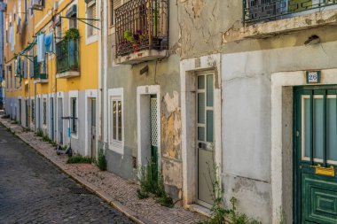 Lisbon binalarının tipik dış görünüşü.