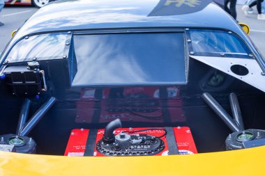 Kyiv Araba Festivali Lituta Sürüm 11 Mayıs 2025 Nissan Silvia Retro ve yeni araba sergisinde sergileniyor