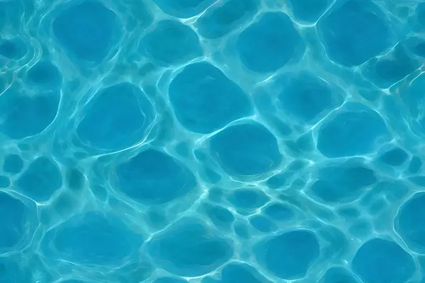 Turkoois Blauw Water Rimpelt Aqua Blauwe Patroon Textuur Close Bekijken Rechtenvrije Stockafbeeldingen