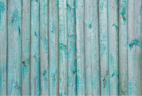 Blauwe Oude Houten Beschilderde Panelen Textuur Achtergrond Met Vervaagde Schilferende Rechtenvrije Stockafbeeldingen