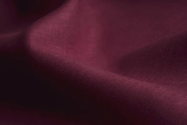 Natural Linen Fabric Texture Linen Pattern Texture Background Stripes Fabric — Foto Stock