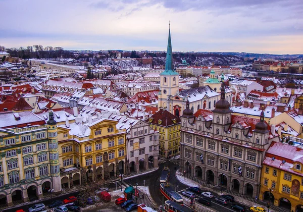 Prague City Winter Czech Republic — Photo