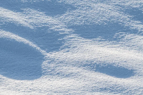 冬の雪 雪の質感 雪のトップビュー デザインのためのテクスチャ 霜の多い自然背景 — ストック写真