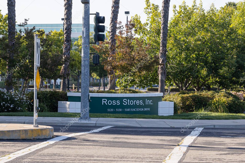 Dublin, California, USA - June 7, 2024: Ross Stores Corporate headquarters, an American chain of discount department stores.