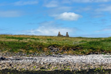 Atlantik Okyanusu manzara kayalıkları, İrlanda.