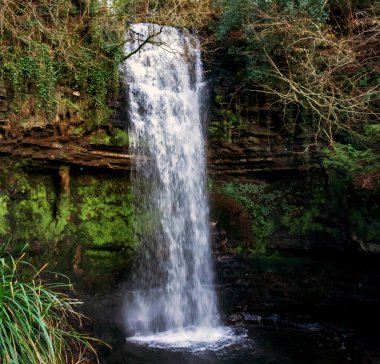 Glencar Şelalesi, İrlanda 'daki dağ, Leitrim İlçesi.