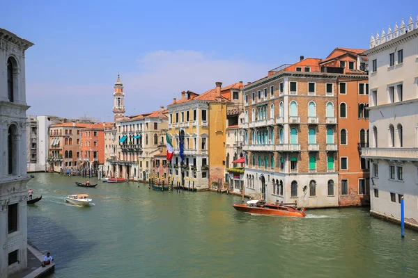 Veneza Itália Julho 2019 Panorama Cidade Canal Com Barcos Veneza — Fotografia de Stock