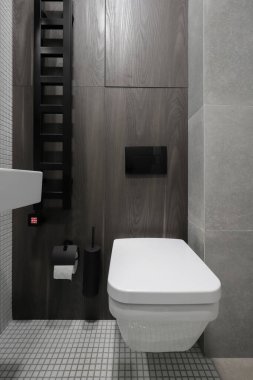 Modern banyo iç beyaz klozet