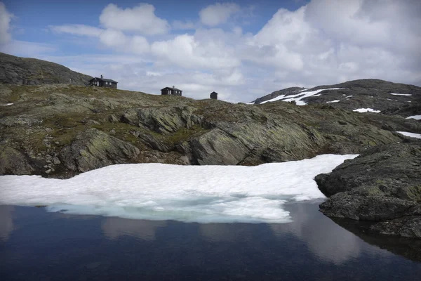 夏のノルウェーの山の風景 — ストック写真