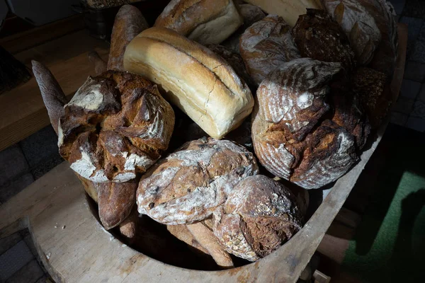 Хлеб Пекарне Будапешта Венгрия — стоковое фото