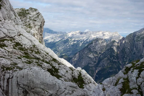 Paysage Montagne Dans Les Alpes Juliennes Slovénie — Photo