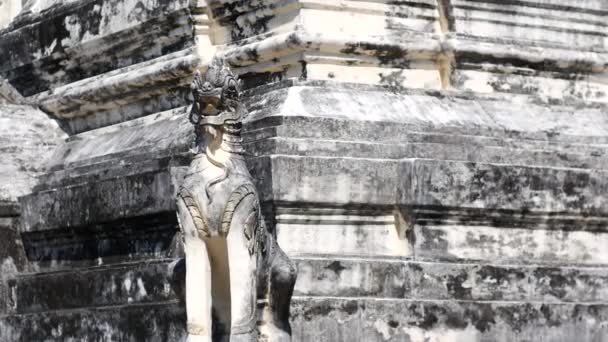 Oude Tempel Chiang Mai — Stockvideo