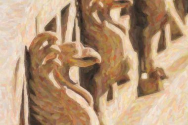 Sanatsal desenli soyut arkaplan