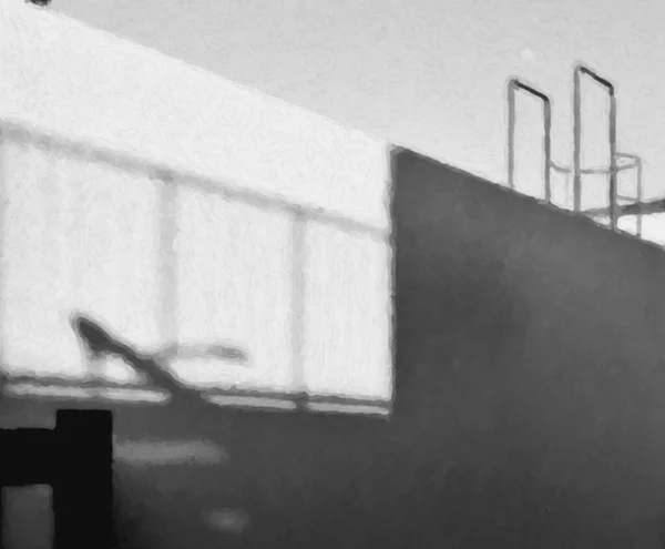 Абстрактный Фон Монохромная Текстура Черно Белая Текстурированная Стена — стоковое фото