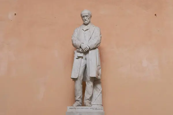 stock image Statue of Dono Di Luigi Roggero GENOVA - 1 MAY,2019