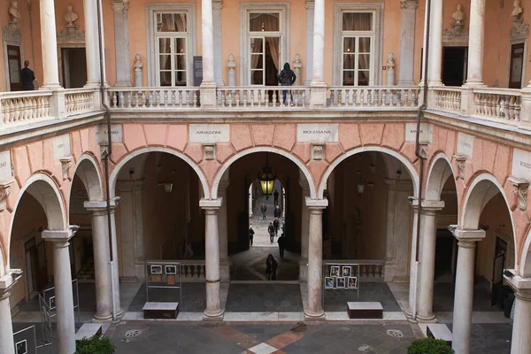 Vista Patio Interior Del Palazzo Ross Génova Genoa Mayo 2019 —  Fotos de Stock