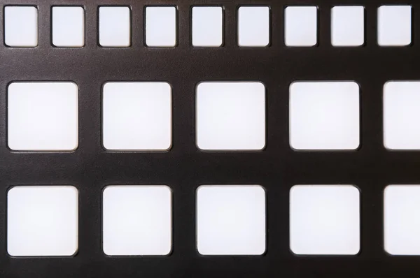 stock image Push pads on a DJ midi controller. Sampler device for electronic music production