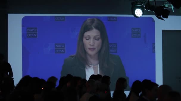 Irene Fellin Représentante Spéciale Secrétaire Général Otan Pour Les Femmes — Video