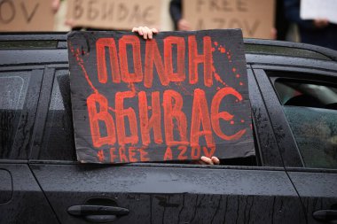 Ukraynalı aktivistler üzerinde 