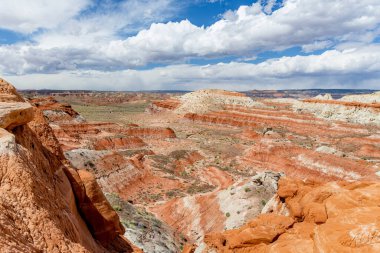 Hoodoo and Paria Rimrocks in the Vermillion Cliffs, Utah, USA. Exploring the American Southwest.