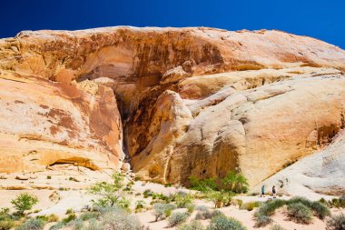 Amazing colors and shapes of sandstone formations in Valley of Fire State Park, Nevada, USA. Exploring the American Southwest.