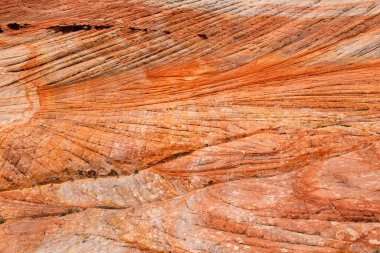 Scenic view of marvelous red and white sandstone formations of Yant Flat in Utah, USA. Exploring the American Southwest.